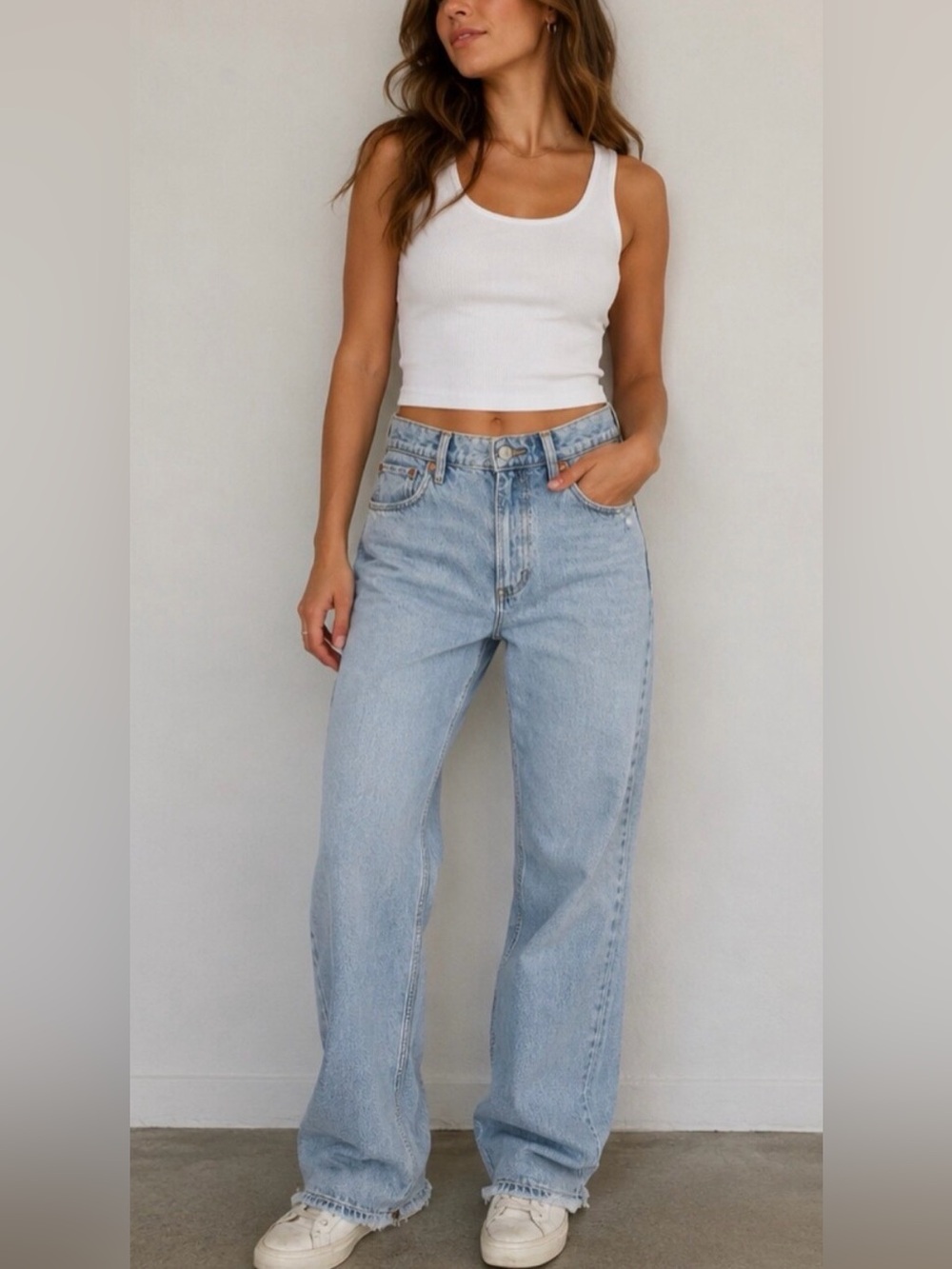 Abercrombie and fitch curve the loose high rise jeans size 28